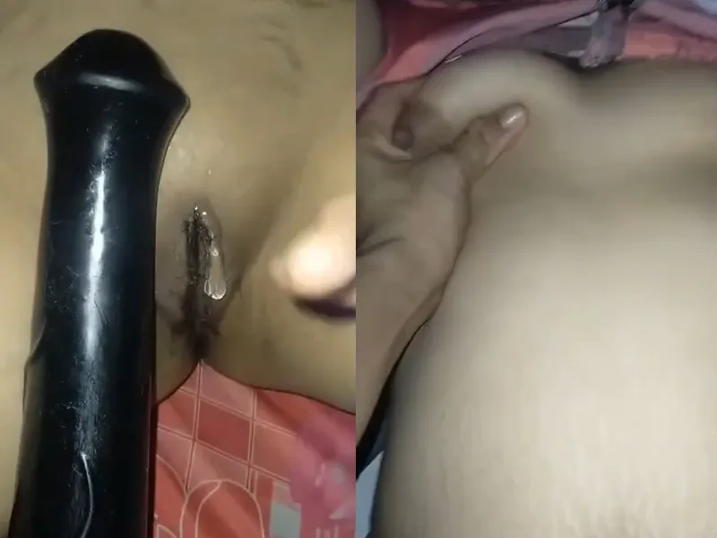 Bạn gái xinh tươi vú to lỗ lồn múp tự sướng bằng sextoy cực sướng